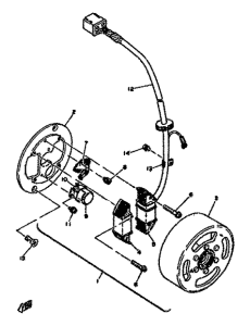 RD50M Flywheel magneto