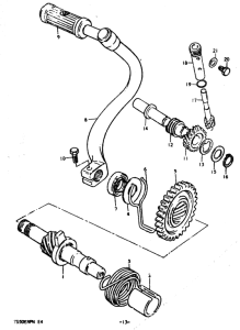 TS50 Ножной стартер