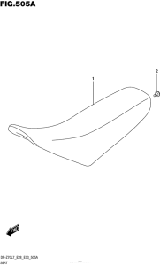 DR-Z70 Сиденье