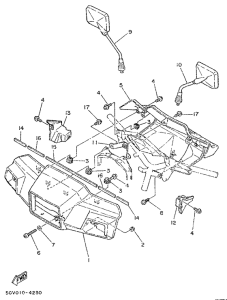 XC125 Обтекатель 1