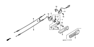 GL1500A Reverse bar / reverse cable