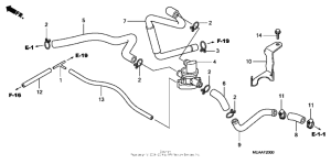 VTX1300T Air injection control valve (a,cm)