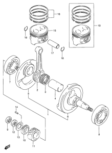 DF200 Вал коленчатый