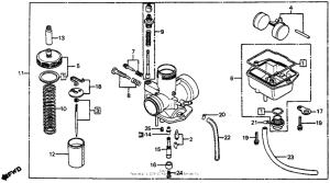 CR80R Carburetor 80-82