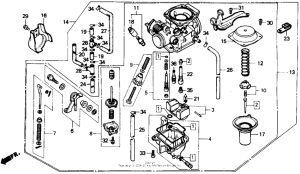 CMX250C Карбюратор