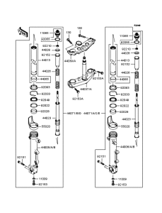 ZR1200 Передняя вилка