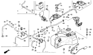 GL1500 Топливный бак