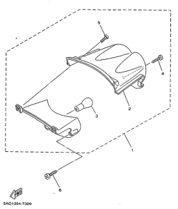 YN50 Grupo de luces traseras