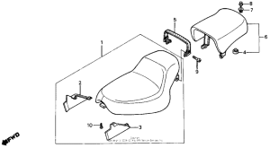 VF700C Сиденье