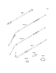 ZG1000 Тросы управления