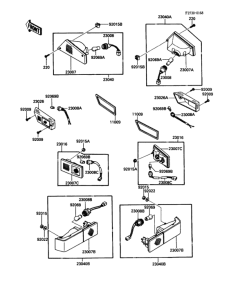 ZG1200 Задний фонарь