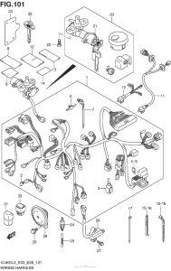 VL800 Wiring Harness (Vl800Cl3 E28)