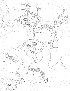 YN50R Топливный бак