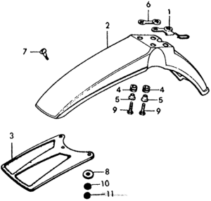 XL125 Переднее крыло