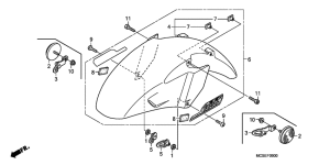 ST1300 Переднее крыло