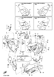 FZR600R Обтекатель 2
