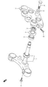 GSX750 Траверса нижняя