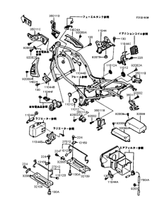 ZX400 Короб для АКБ