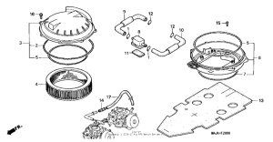 ST1100 Воздушный фильтр