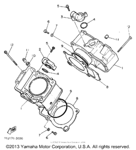 XZ550RJ Цилиндры