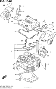 VZR1800 Cylinder Head (Front) (Vzr1800Bzl7 E28)