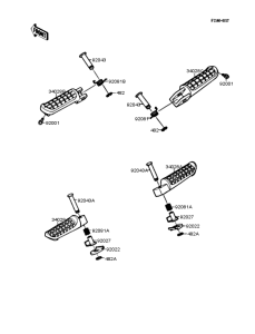 KR250 Подножки