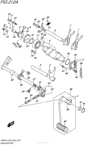 VZ800 Механизм  переключения передач