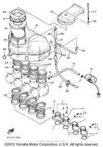 FZR1000TC Воздушный фильтр