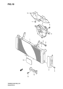 SV650 Радиатор