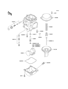 EL250 Карбюратор в разборе