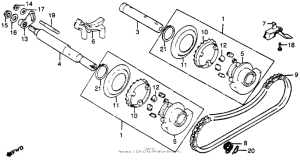 CB400 Валансирный вал
