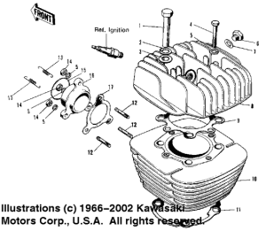  Головка блока цилиндров / цилиндр