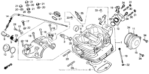 TLR200 Головка цилиндров