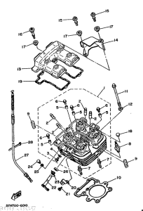 XT250 Головка цилиндров