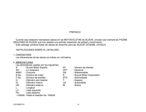 UX150 Catalog preface