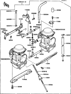 EX500 Carburetor(1 / 2)