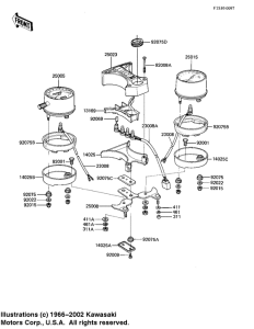 KZ250 Спидометр