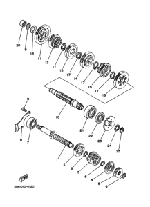 TZ50 Мост ведущий комплект