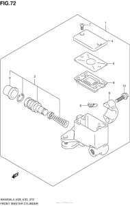 AN400Z (ABS) Главный тормозной цилиндр