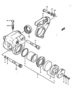 GS1000 Front caripers