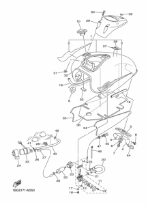 XVS650A Топливный бак