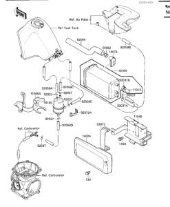KL650 Адсорбер с активированным углем в сборе