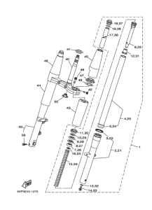 XVS400C ﾌﾛﾝﾄﾌｵｰｸ