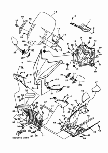 XP500 ウインドシールド