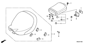 VT750CA Пружина
