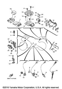 YZFR3GL Электрика 2