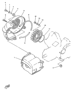 YA50R Кожух вентилятора