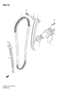 GZ250 Держатель направляющей