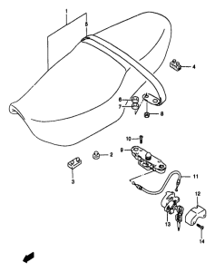 GSF1200S (ABS) Пружина