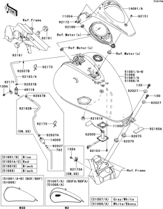 VN900 Fuel tank(1 / 3)(bcf-bdfa)